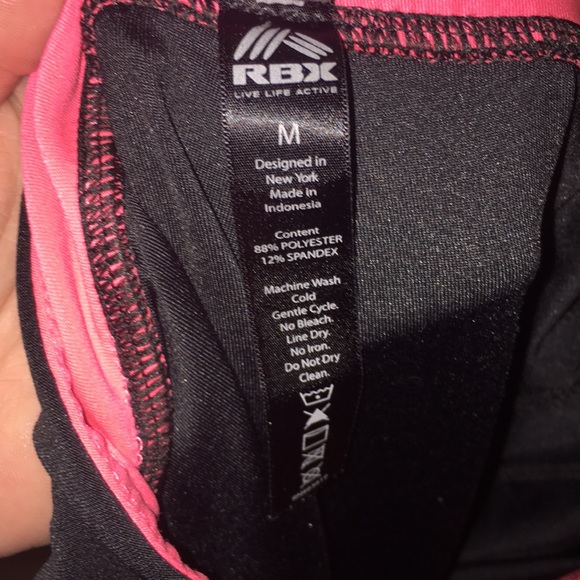 Reebok black and pink medium compression pants - Picture 4 of 5